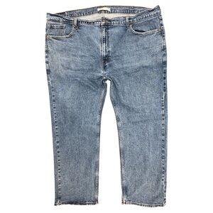 Levi Strauss Signature Gold Relaxed Men's Jeans Straight Leg Blue Denim 46x30